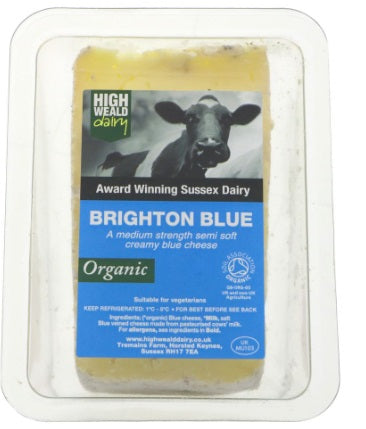 High Weald Organic Mellow Brighton Blue Cheese 150g
