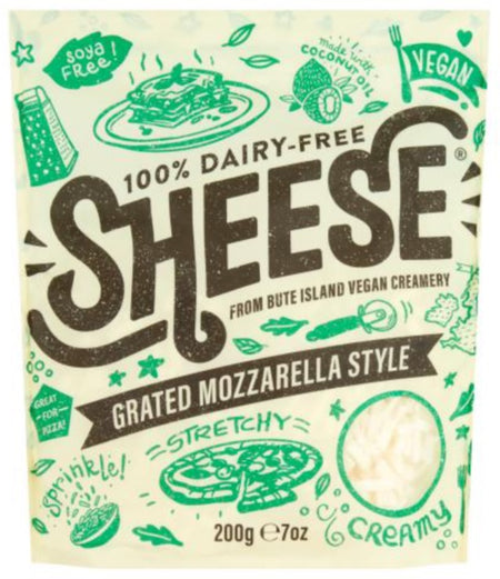 Bute Island Sheese Grated Mozzarella Style 200g