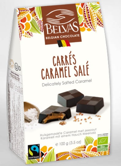 Belvas Belgian Salted Caramel Chocolate 100g