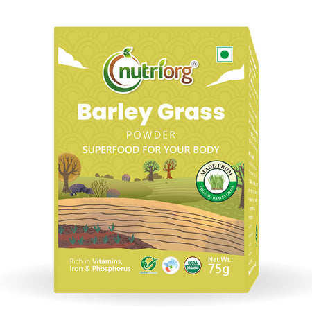 NutriOrg Barley Grass Powder 75g