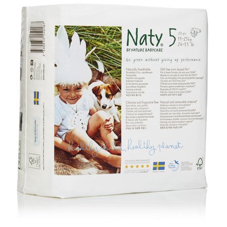 Eco by Naty Size 5 Diapers, 22 pieces