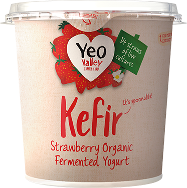 Yeo Valley Organic Strawberry Kefir 350g