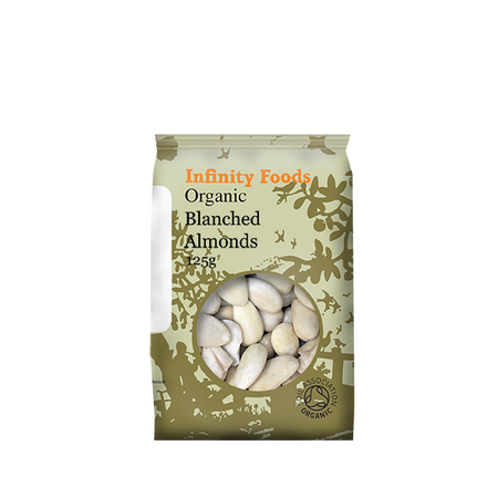 Infinity Foods Organic Blanched Almonds 125g