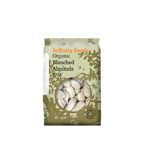 Infinity Foods Organic Blanched Almonds 125g
