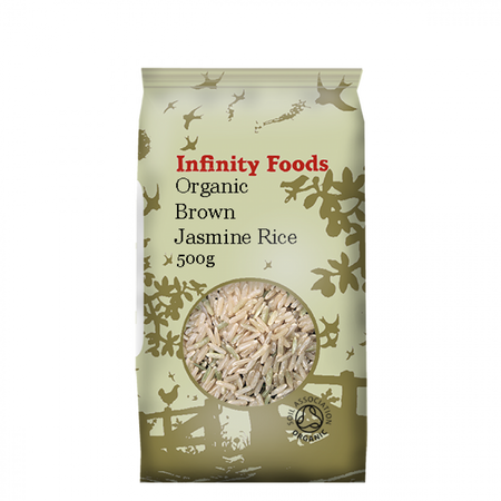 Infinity Foods Organic Brown Jasmine Rice 500g