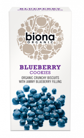 Biona Organic Blueberry-filled Cookies 175g