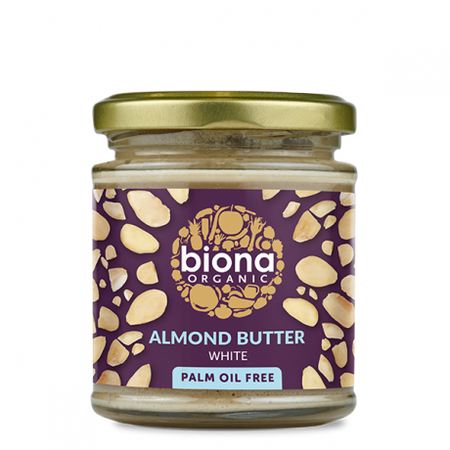 Biona Organic White Almond Butter Unroasted 170g