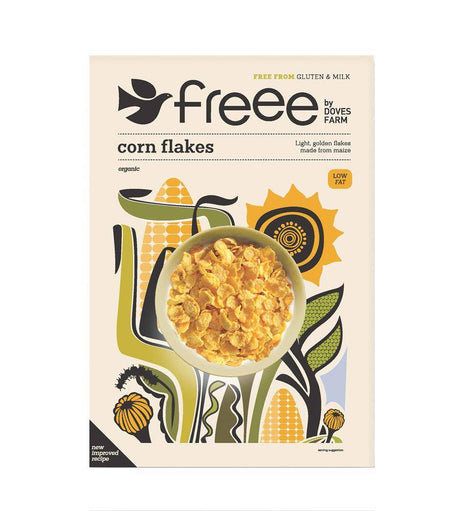 Doves Farm Organic Corn Flakes 325g, Free From Gluten & Milk