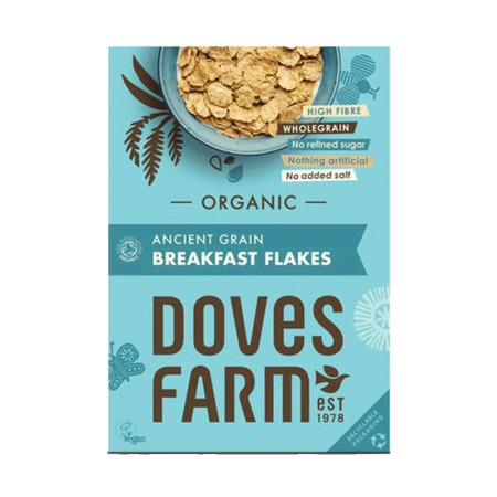 Doves Farm Organic Ancient Grain Breakfast Flakes 375g