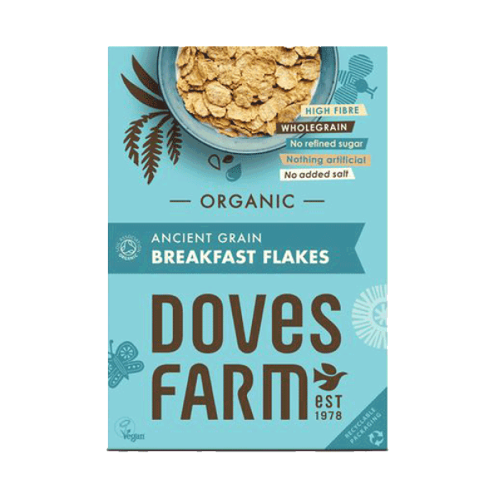 Doves Farm Organic Ancient Grain Breakfast Flakes 375g