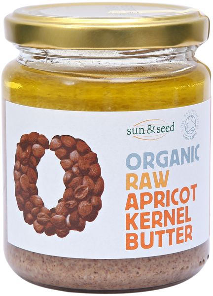 Sun & Seed Organic Raw Apricot Kernel Butter 250g