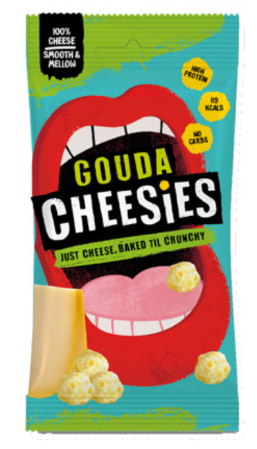 Cheesies Crunchy Popped Cheese Snack Gouda 20g