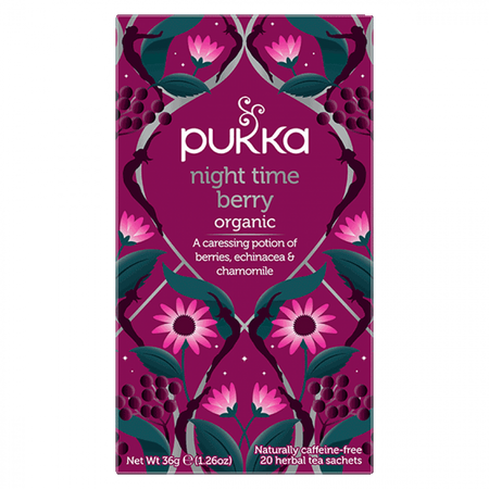 Pukka Organic Night Time Berry - berries, echinacea & chamomile 20bg