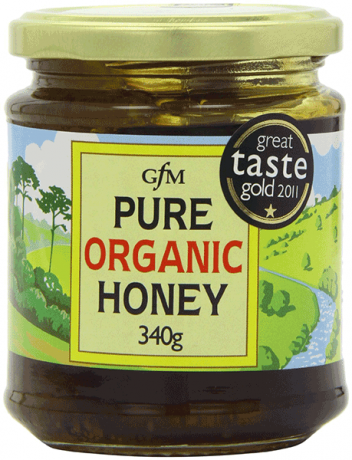 Gfm Organic Pure Honey Clear 340g