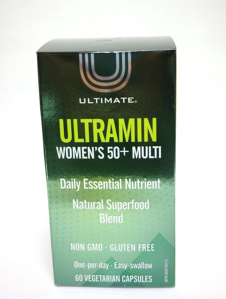 Ultimate Ultramin Women's 50+ Multi 60 Vegetarian Capsules