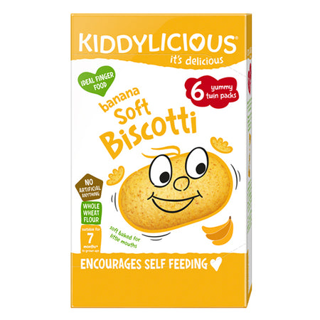 Kiddylicious Banana Soft Biscotti 120g