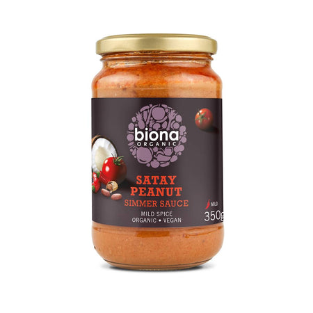 Biona satay Peanut Simmer Sauce 350g