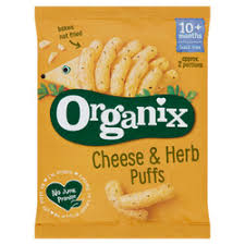 Organix Cheese & Herb Puffs 15g