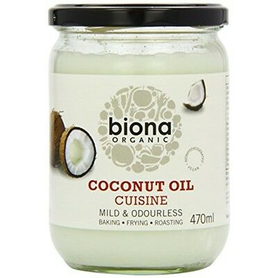 Biona Organic Coconut Oil Cuisine Mild & Odourless 470ml