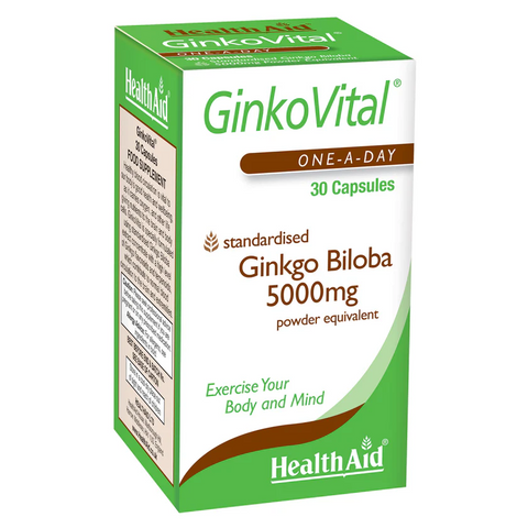 Health Aid GinkoVital Ginkgo Biloba 30's Tablet - 5000mg