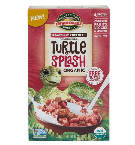 Nature's Path Envirokidz Organic Strawberry Chocolate Turtle Splash Cereal 284g