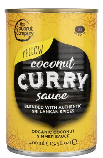The Coconut Company Organic Yellow Coconut Curry Sauce 400ml