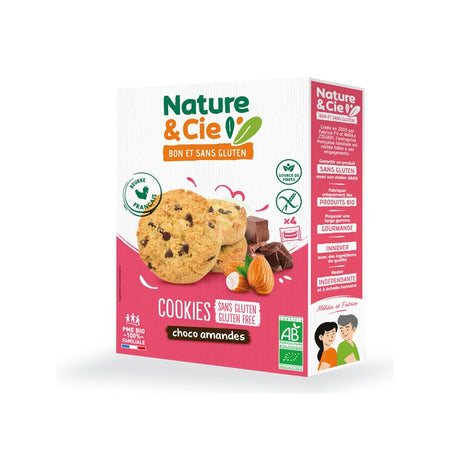 Nature & Cie Gluten Free Chocolate Chip Almond Biscuits 135g