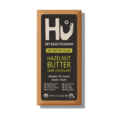 Hu Organic Hazelnut Butter Dark Chocolate Bar 60g