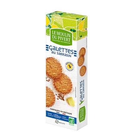 Le Moulin Du Pivert Butter Biscuits with Buckwheat Flour 100g