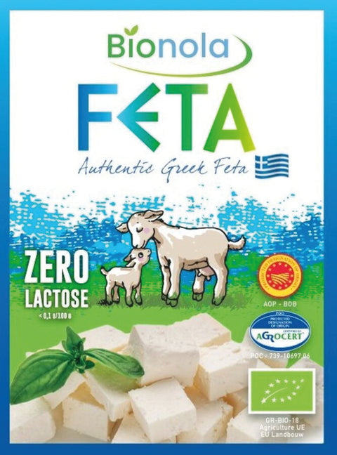 Bionola Feta Cheese Lactose Free - 150g