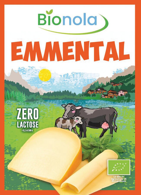 Bionola Emmentaler Cheese Slices Lactose Free - 150g