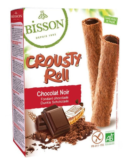 Bisson Crusty Roll Dark Chocolate 125g