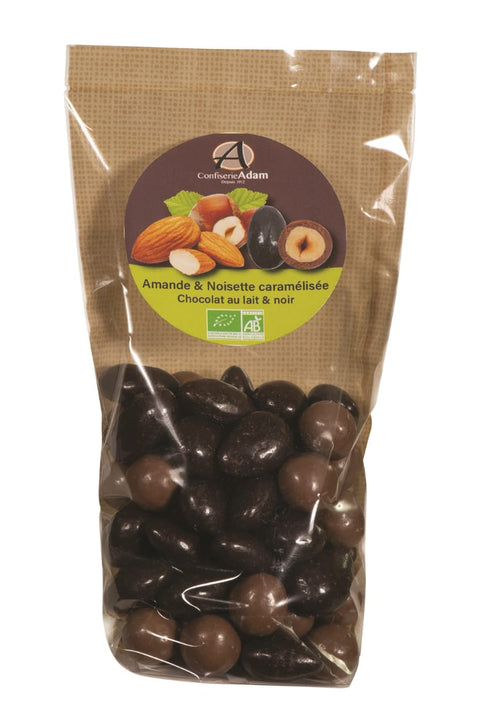 Almond & Hazelnut with Milk and Dark Chocolate - 150g