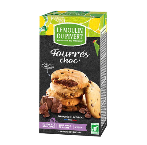 Le Moulin Du Pivert Dark Chocolate Filled Biscuits - 175g