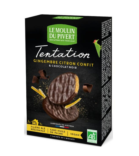 Le Moulin Du Pivert Ginger & Lemon Biscuits - 130g