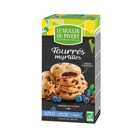 Le Moulin Du Pivert Blueberry Filled Biscuits - 175g