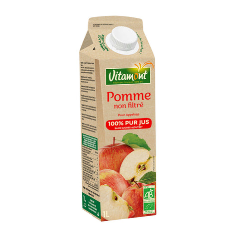 Vitamont Organic Apple Pure Juice - 1L