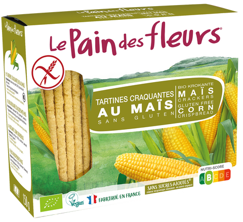 Le Pain Des Fleurs Corn Crispbread 150g