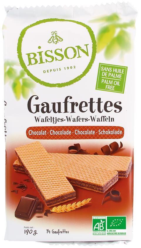 Bisson Chocolate Wafers 190g