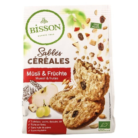 Bisson Shortbread Cereals Muesli & Fruits - 200g