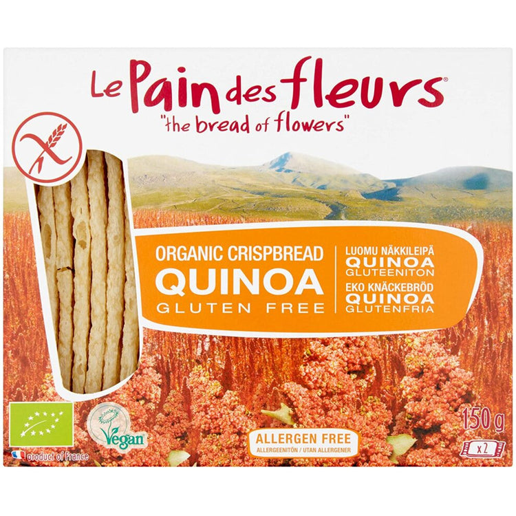 Le Pain des Fleurs Gluten Free Quinoa Crispbread 150g