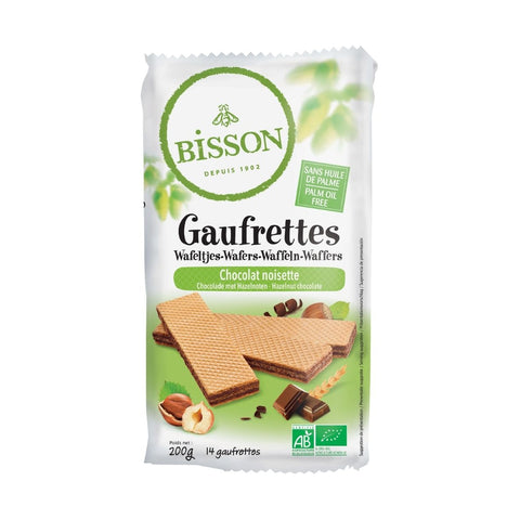 Bisson Chocolate Hazelnut Wafers - 200g