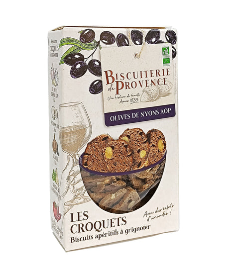 Biscuiterie De Provence Organic Savoury Olives Biscuits - 90g