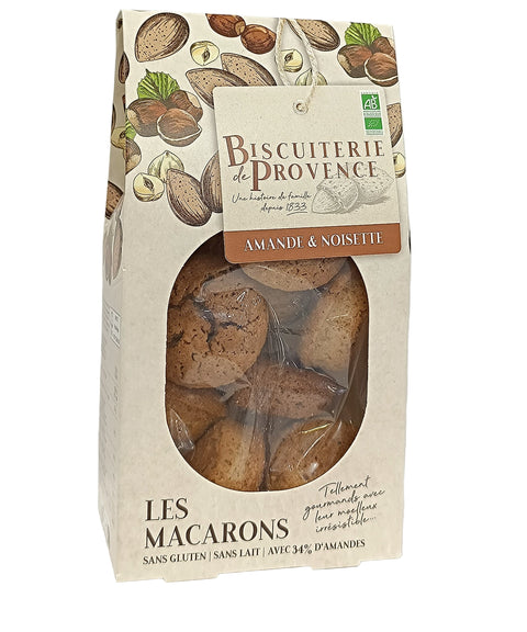 Biscuiterie De Provence Organic Hazelnut & Almond Macaroons - 130g