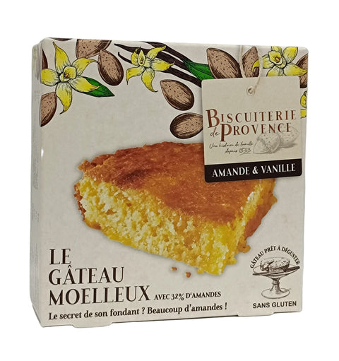 Biscuiterie De Provence Almond & Vanilla Cake Gluten Free - 120g