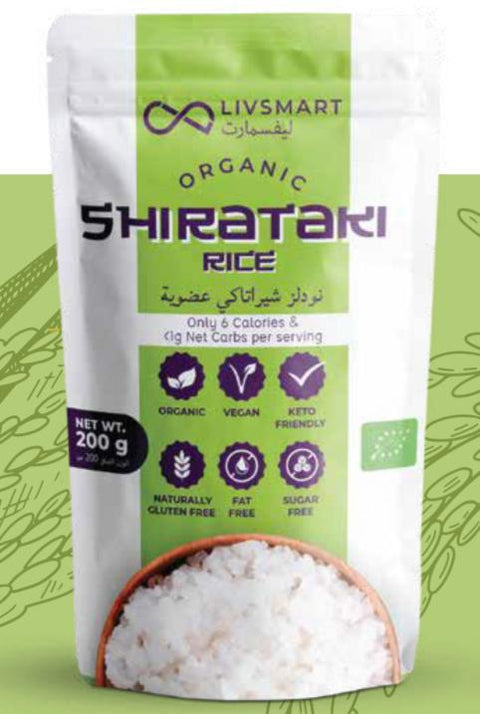 Livsmart Organic Shirataki Rice 200g