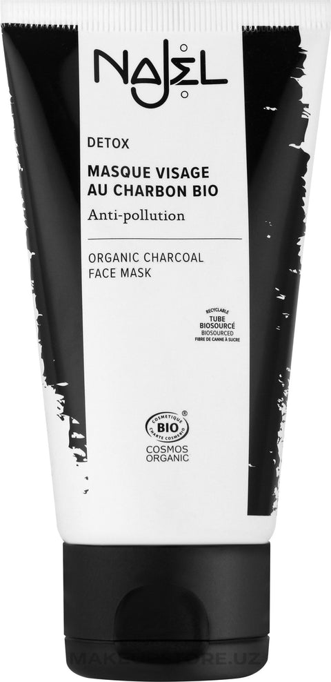 NAJEL Face Mask with Organic Charcoal 75ml