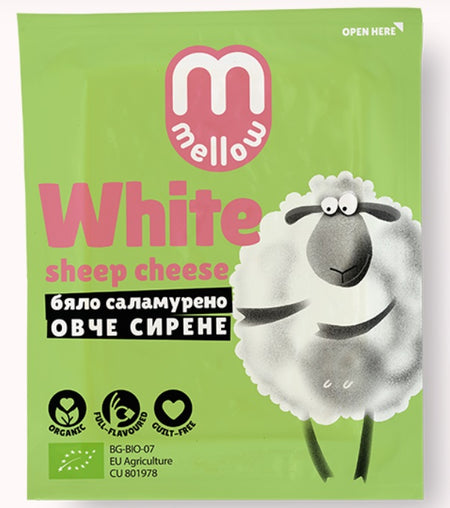 Mellow Organic White Sheep Cheese 200g