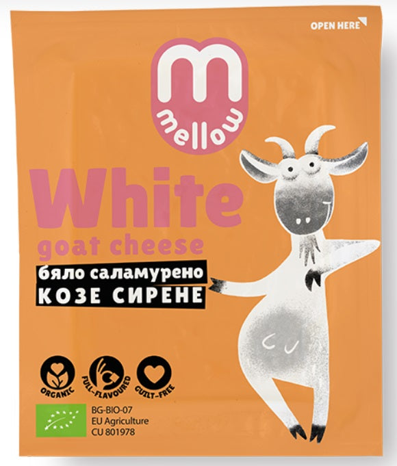 Mellow Organic White Goat Cheese 200g
