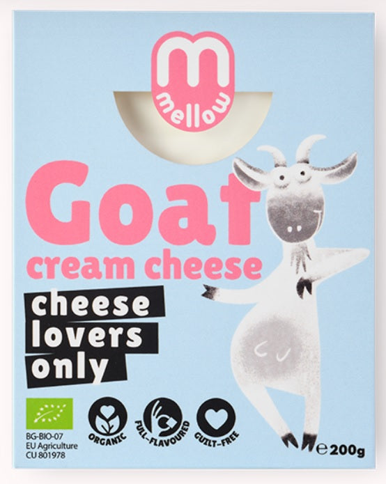 Mellow Organic Goat Cream Cheese 200g